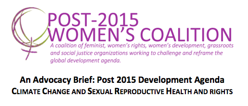 Post-2015 Women's Coalition-CC-SRHR